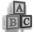 Designing Signs is Easy as ABC - childrens' blocks